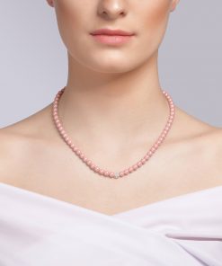 Velvet pearl halskæde model