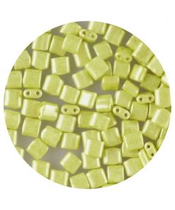 Karo Two-hole Seed Bead - Oliven