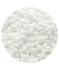 PRECIOSA Rocaille Seed Beads - Chalkwhite