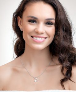 Alternative view of TENDER HEART sølv øreringe